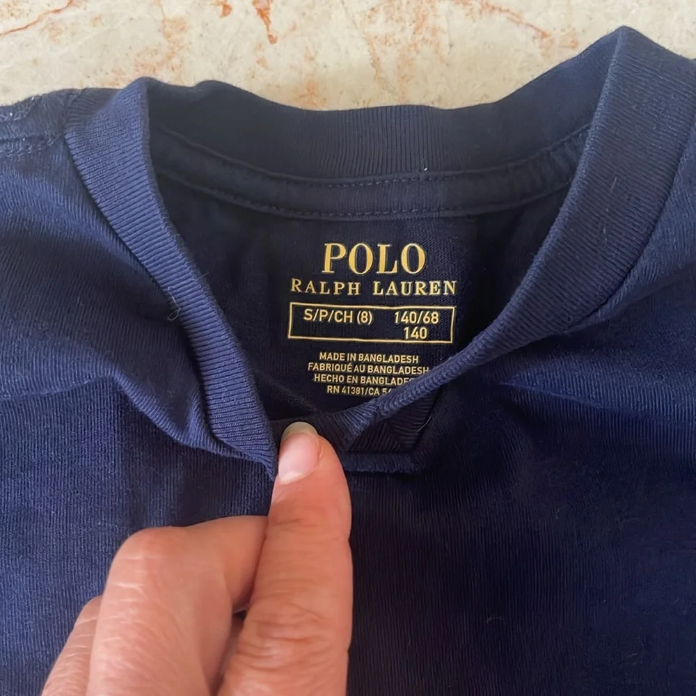 Ralph Lauren denim shorts set